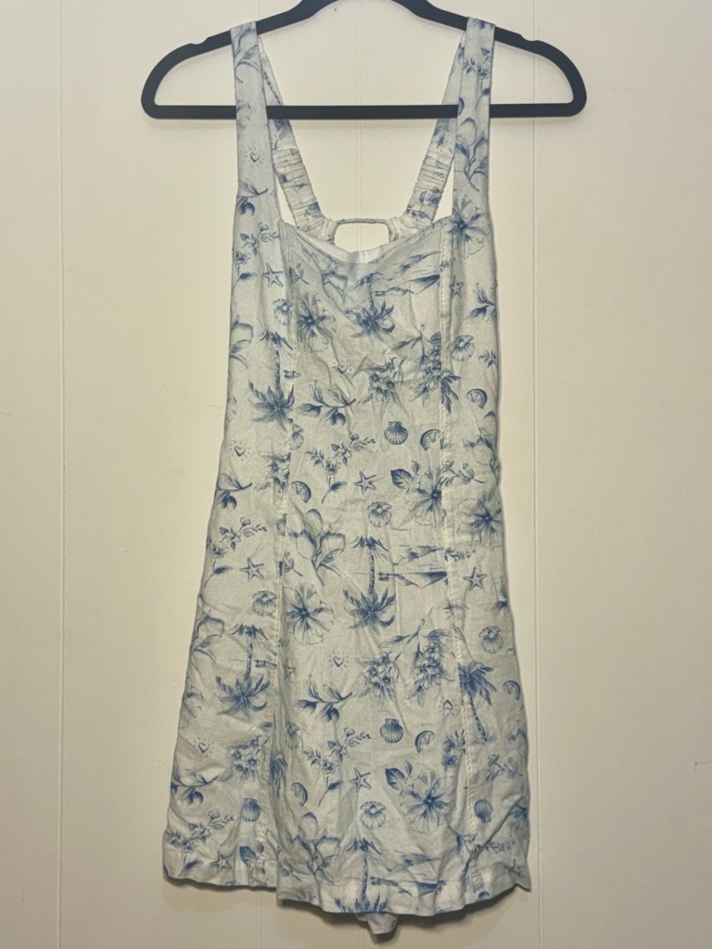 Hollister White and Blue Beach Dress